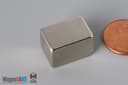 3/4" x 1/2" x 1/2" N45 Neodymium Block Magnet - photo 3