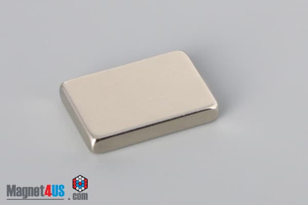 3/4" x 1/2" x 1/8" N40 Neodymium Block Magnet - photo 2