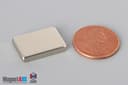 3/4" x 1/2" x 1/8" N40 Neodymium Block Magnet - photo 1
