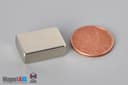 3/4" x 1/2" x 1/4" N40 Neodymium Block Magnet - photo 1