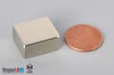 3/4" x 5/8" x 3/8" N45 Neodymium Block Magnet - photo 1