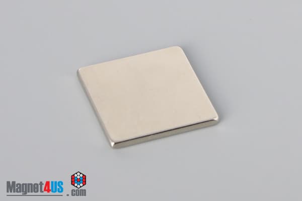 3/4" x 3/4" x 1/16" N40 Neodymium Block Magnet - photo 2