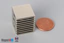 3/4" x 3/4" x 1/16" N40 Neodymium Block Magnet - photo 5