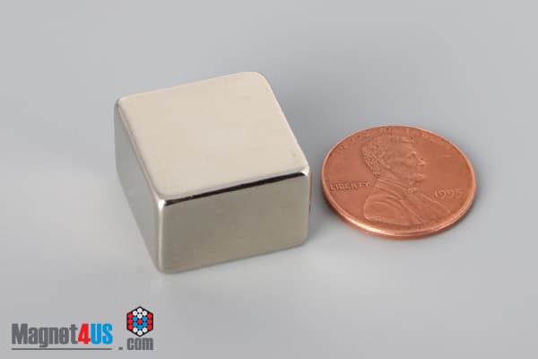 3/4" x 3/4" x 1/2" N52 Neodymium Block Magnet - photo 1