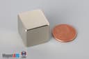 3/4" x 3/4" x 3/4" N52 Neodymium Block Magnet - photo 1