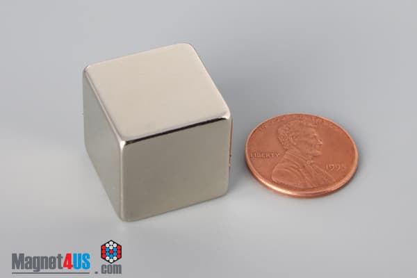 3/4" x 3/4" x 3/4" N52 Neodymium Block Magnet
