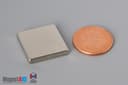 3/4" x 3/4" x 1/8" N52 Neodymium Block Magnet - photo 1