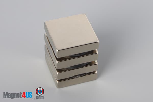 3/4" x 3/4" x 3/16" N45 Neodymium Block Magnet - photo 5