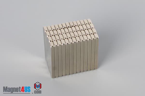 3/4" x 1/8" x 1/16" N40 Neodymium Block Magnet - photo 4