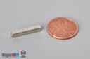 3/4" x 1/8" x 1/8" N45 Neodymium Block Magnet - photo 1