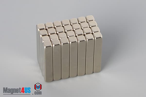 3/4" x 1/8" x 1/8" N45 Neodymium Block Magnet - photo 4