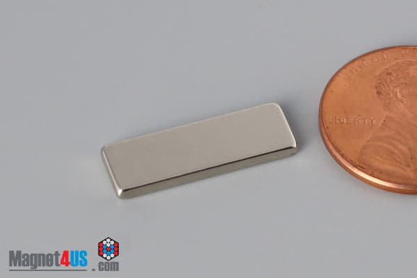 3/4" x 1/4" x 1/16" N40 Neodymium Block Magnet - photo 3
