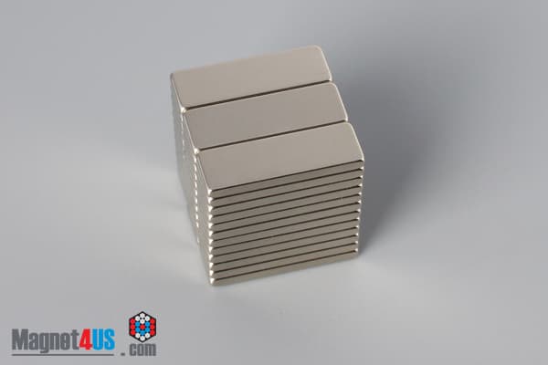 3/4" x 1/4" x 1/16" N40 Neodymium Block Magnet - photo 4