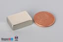 3/4" x 1/4" x 1/2" N45 Neodymium Block Magnet - photo 1