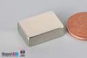 3/4" x 1/4" x 1/2" N45 Neodymium Block Magnet - photo 3