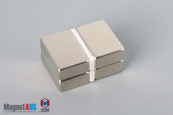 3/4" x 1/4" x 1/2" N45 Neodymium Block Magnet - photo 4