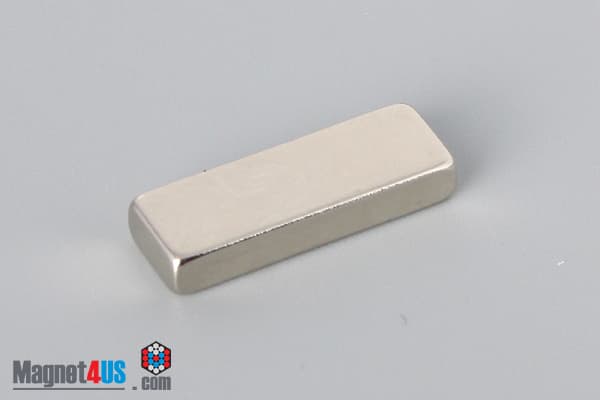 3/4" x 1/4" x 1/8" N40 Neodymium Block Magnet