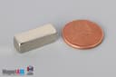 3/4" x 1/4" x 1/4" N40 Neodymium Block Magnet - photo 1