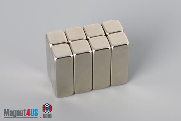 3/4" x 1/4" x 1/4" N40 Neodymium Block Magnet - photo 4