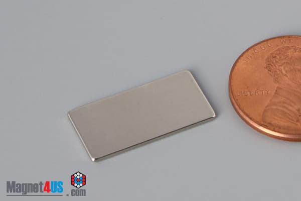 3/4" x 3/8" x 1/32" N45 Neodymium Block Magnet - photo 3