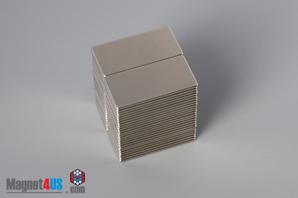 3/4" x 3/8" x 1/32" N45 Neodymium Block Magnet - photo 4