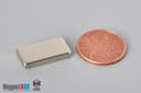 3/4" x 3/8" x 1/8" N40 Neodymium Block Magnet - photo 1