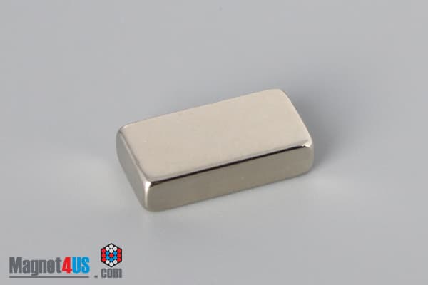3/4" x 3/8" x 3/16" N45 Neodymium Block Magnet - photo 2