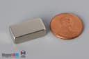 3/4" x 3/8" x 1/4" N45 Neodymium Block Magnet - photo 1
