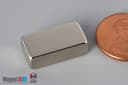 3/4" x 3/8" x 1/4" N45 Neodymium Block Magnet - photo 3