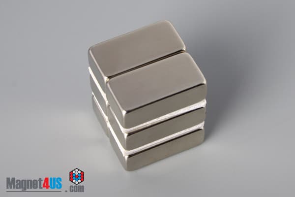 3/4" x 3/8" x 1/4" N45 Neodymium Block Magnet - photo 4