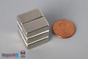 3/4" x 3/8" x 1/4" N45 Neodymium Block Magnet - photo 5