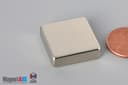 7/8" x 7/8" x 1/4" N45 Neodymium Block Magnet - photo 3