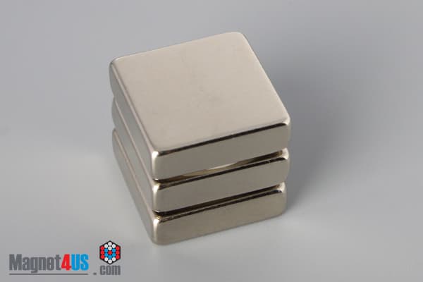 7/8" x 7/8" x 1/4" N45 Neodymium Block Magnet - photo 4