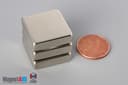 7/8" x 7/8" x 1/4" N45 Neodymium Block Magnet - photo 5