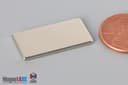 1" x 1/2" x 1/16" N52 Neodymium Block Magnet - photo 3