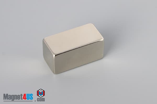 1" x 1/2" x 1/2" N52 Neodymium Block Magnet - photo 2