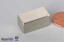 1" x 1/2" x 1/2" N52 Neodymium Block Magnet - photo 3