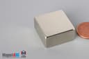 1" x 1/2" x 1" N45 Neodymium Block Magnet - photo 3