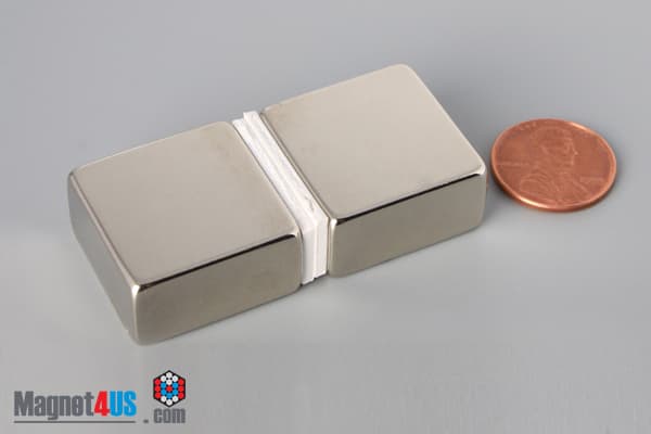 1" x 1/2" x 1" N45 Neodymium Block Magnet - photo 5