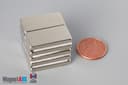1" x 1/2" x 1/8" N40 Neodymium Block Magnet - photo 5