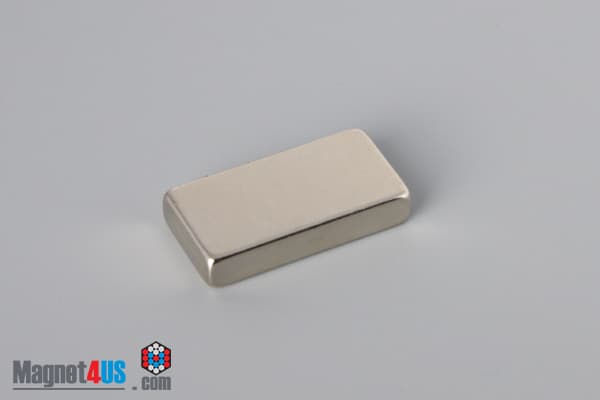 1" x 1/2" x 3/16" N52 Neodymium Block Magnet - photo 2