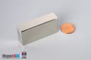 1" x 1/2" x 2" N40 Neodymium Block Magnet - photo 4