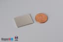 1" x 3/4" x 1/16" N40 Neodymium Block Magnet - photo 1