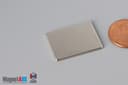 1" x 3/4" x 1/16" N40 Neodymium Block Magnet - photo 3