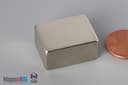 1" x 3/4" x 1/2" N52 Neodymium Block Magnet - photo 3