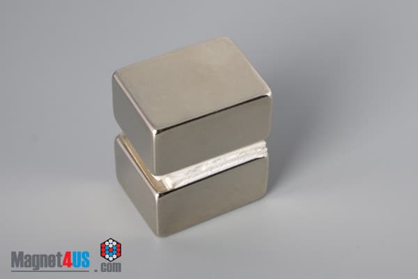 1" x 3/4" x 1/2" N52 Neodymium Block Magnet - photo 4