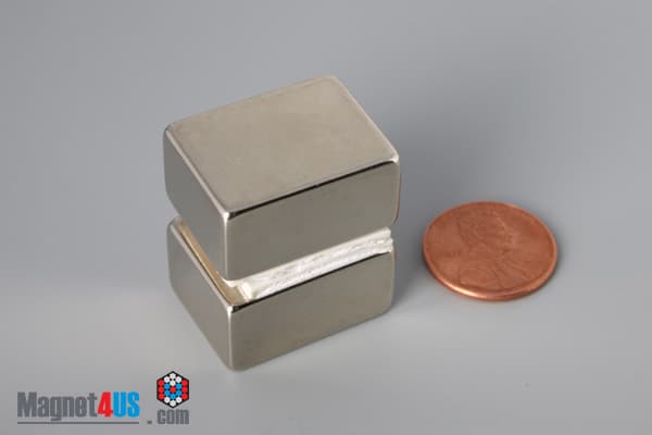 1" x 3/4" x 1/2" N52 Neodymium Block Magnet - photo 5