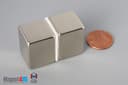 1" x 3/4" x 3/4" N45 Neodymium Block Magnet - photo 5
