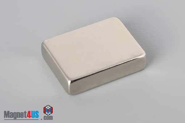 1" x 3/4" x 1/4" N45 Neodymium Block Magnet - photo 2