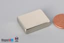 1" x 3/4" x 1/4" N45 Neodymium Block Magnet - photo 3